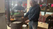 Sivas Altınyayla’da yaz ortasında soba keyfi