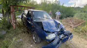 Bartın'da kaza yapan sürücü aracını bırakıp evinde uykuya daldı