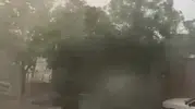 Manisa Kırkağaç'ta fırtına çatıları uçurdu
