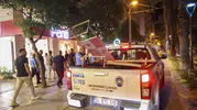 Antalya merkezde kaldırım işgali yapan esnafa zabıta müdahalesi