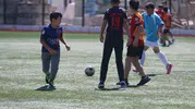 Sivaslı öğrenciler camiler arası futbol turnuvasında ter döküyor