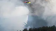 Taşköprü'de orman yangını Ekipler alevleri havadan ve karadan kuşattı
