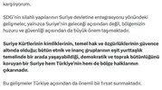 Kılıçdaroğlu SDG'nin Suriye'ye entegrasyonu bölge için büyük fırsat