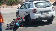 Siirt Mezopotamya Kavşağı’nda kaza Motosiklet sürücüsü yaralandı