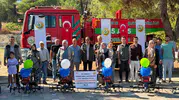 Gördes'te kadınlara çapa motoru desteği, ekipmanlar teslim edildi