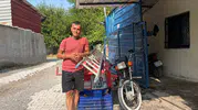 Merdivenle motosiklet kullanan usta o anları anlattı