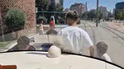 Eskişehir’de yürekleri ağza getiren tramvay yolculuğu
