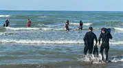 Denize giren kadın kayboldu ihbarı Atakum'da ekipleri harekete geçirdi