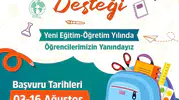 Bursa'da öğrenci velilerine kırtasiye yardımı başvuruları başladı