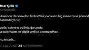 Girne açıklarında feribot faciası: Devlet tüm imkanlarıyla seferber oldu