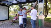 Antalya’da otobüs durakları görme engelli vatandaşlar için dijitalleşiyor