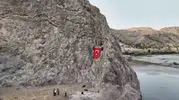 Palu kayalıkları tırmanış sporu için yeni bir merkez oluyor