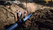 Payas’ta patlayan ana su hattı onarıldı