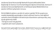 Samsun'da TIR operasyonu ile 132 kilo esrar ele geçirildi