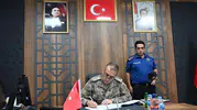 Gece mesaisinde amir ziyareti Beytüşşebap'ta güvenlik toplantısı