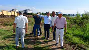 Terme'de 105 araç satış yerinin temeli için saha çalışması başladı