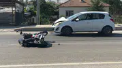 Ereğli yolunda motosikletli sürücünün ağır yaralandığı kaza