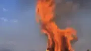 Çankırı Korgun'da korkutan yangın kontrol altına alındı