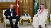 Erdoğan Mekke'de Veliaht Prens Selman ile buluştu