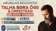 Melikgazi'de Talha Bora Öge ile türkü akşamı