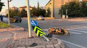 Kayseri'de trafik kazası Motosiklet sürücüsü yaşam mücadelesi veriyor