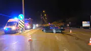 Karaman'da kavşak kazası 3 kişi hastanelik oldu
