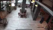 Amasya'da garson robot merdivenlerden uçtu