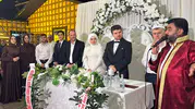 Uzungöl'de Hafız Çiftin Nikahında Dev Telgraf Yağmuru