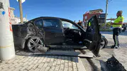 Karaman'da kavşak kazası 5 kişi yaralandı