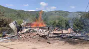 Kastamonu’da alevlere teslim olan ev küle döndü