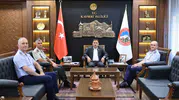 Kayseri'deki üst düzey komutanlardan veda ziyareti