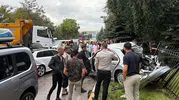 Erzurum’da yağmur kazaya davetiye çıkardı