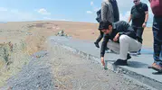 Sarıkamış köylerinde ulaşım sorunu beton yollarla çözülüyor