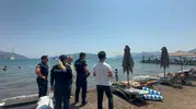 Marmaris sahilinde 3 metre kuralı dönemi başladı