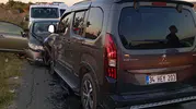 Keşan yolunda hatalı sollama kazası