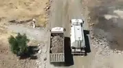 Yol ekibi iş başında, eğlence de cabası