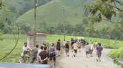 Rize’de çay alım yerinde sıra kavgası çıktı