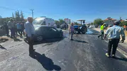 Malatya Doğanşehir yolunda otomobil ve traktör çarpıştı