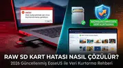 RAW SD kart sorunu Verilerinizi kaybetmeden kartınızı nasıl kurtarırsınız?