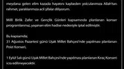 Uşak'ta eğlenceye yas ilan edildi: Konserler iptal edildi