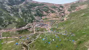 Artvin’in zirvesinde geleneksel şölen Salikvan’da boğa güreşi heyecanı