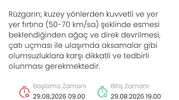 Denizli’de Yarın Hayatı Olumsuz Etkileyecek Fırtına Uyarısı Valilik ve Meteoroloji’den Kritik Çağrı