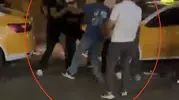 Diyarbakır'da cadde ortasında arkadaşların tekme tokat kavgası