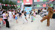Mersin’de çocuklar köy meydanında şenlikle buluştu