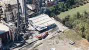 Düzce'de kereste fabrikasında korkutan yangın