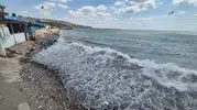 Tekirdağ açıklarında poyraz nedeniyle gemiler beklemeye geçti