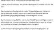 Erdoğan ve Japonya Başbakanı Takaiçi diplomasi trafiğinde buluştu