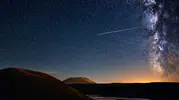 Meke Gölü semaları meteor yağmuruyla aydınlandı