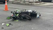 Burdur'da motosiklet kazası ağır yaralı bıraktı