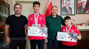 Darendeli genç sporcuların başarıları yerel yönetim tarafından ödüllendirildi
